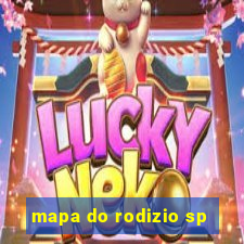 mapa do rodizio sp
